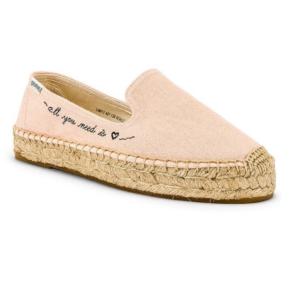 SOLUDOS All You Need is Love Espadrilles - Picture 1 of 4